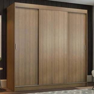 Madesa Reno Couple Wardrobe Engineered Wood 3 Door Wardrobe