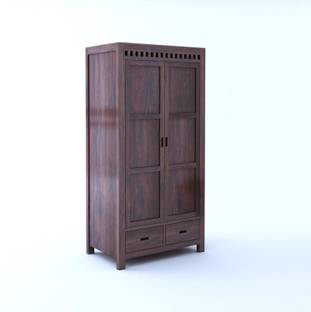 Ganpati Arts Solid Wood 2 Door Wardrobe