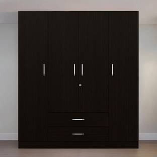 Wakefit Organza Plus Engineered Wood 4 Door Wardrobe