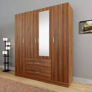 Nightingale Engineered Wood 4 Door Wardrobe