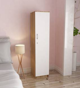 SIVOM Oliver Multipurpose 1 Door Wardrobe / Spacious 4 Shelves Engineered Wood 1 Door Wardrobe