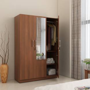 SPACEWOOD Engineered Wood 3 Door Wardrobe