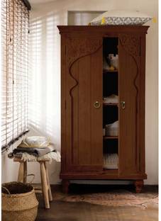 THE ATTIC Solid Wood 2 Door Wardrobe