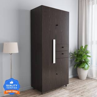 CARLTON LONDON Willy Engineered Wood 3 Door Wardrobe