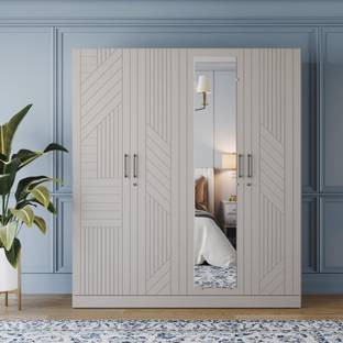 Wakefit Tyrian Engineered Wood 4 Door Wardrobe