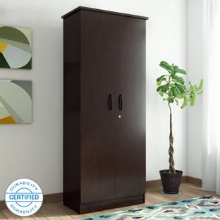Valtos Engineered Wood 2 Door Wardrobe