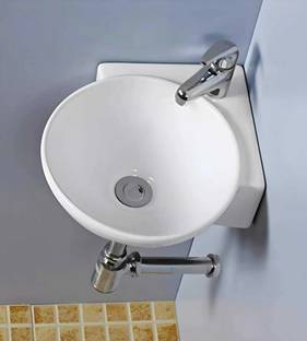 WATERO RESA WARRIX CORNER BASIN | BATHROOM CORNER | CORNER WALL HUNG BASIN Corner Basin