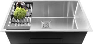 Fossa 30"x18"x10" Inch Single Bowl Handmade Kitchen Sink Premium Matte Finish FS-19 Vessel Sink
