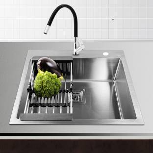 Prestige 24" X 18" X 10" SINGLE BOWL WITH TAP HOLE HANDMADE KITCHEN 24" X 18" X 10" SINGLE BOWL WITH TAP HOLE HANDMADE KITCHEN Vessel Sink
