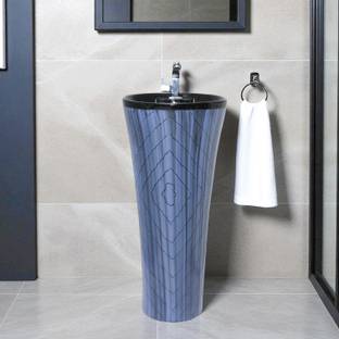 clayplus EXCLUSIVE TM SERIES'S PREMIUM GRADE CERAMIC PEDESTAL WASH BASIN Pedestal Basin