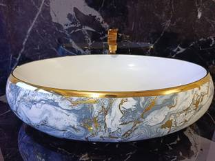 LOFINA SPIRIT GOLD WASH BASIN (SUPER QUALITY) (L61 x W43 x H14 cm) 3901LOFINA Table Top Basin