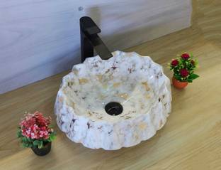 NEKSTONE DESIGNER TABLE TOP COUNTER TOP WASH BASIN 16x16x5.5( GLOSSY FINISH) LIZZA 608 Table Top Basin