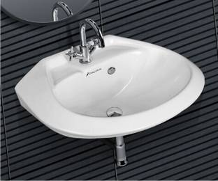 clayplus Preimum Grade Ceramic's Wallmounted Wash Basin Wall Hung Basin