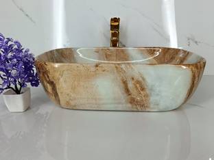 LOFINA Premium Ceramic vessel Sink Which Gives Look To your Home Table Top Wash Basin JSD 1004(L45xW32.5xH12.5Cm) Very Stylish Bathroom Luxury Ceramic Wash Basin Table Top Basin