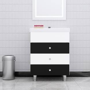 MONTAGE Vanity High Quality HDHMR Engineered Wood Wash Basin Cabinet DMS00056 Under Counter Basin