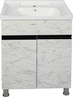 Stymax HDHMR BATHROOM VANITY (STONE MARBLE PATTERN WITH BLACK G - HANDLE) VSTY0024, Table Top Basin