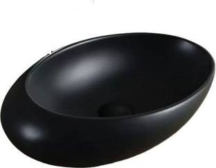 B BACKLINE Designer Wash Basin Table Top/Vessel Sink For Bathroom 19 X 12 X Inch 32123 Table Top Basin