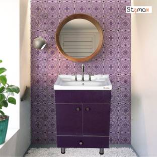Stymax HDHMR BATHROOM VANITY WASH BASIN TABLE TOP BASIN (PURPLE GLOSS SPARKLE) V125, Table Top Basin