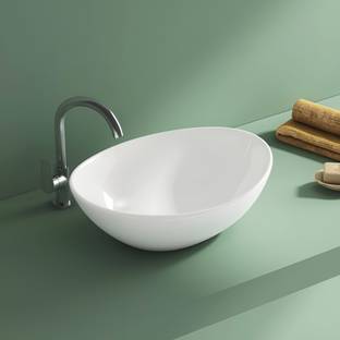 META Glossy Wash Basin Countertop Tabletop Bathroom Sink Wash Basin(16 X 14 X 7 INCH) Counter Top