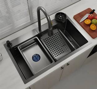 aarsamm Sink with integreted pull out and comes with shower system Top Mount