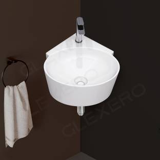 Glexero Luxurious Quality Bathroom Corner Wash Basin MGQUEEN Corner Basin