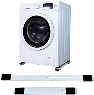 MOSHTU Adjustable Heavy Duty Front Top Load Washing Machine Refrigerator Trolley Washing Machine Dryer Lint Filter