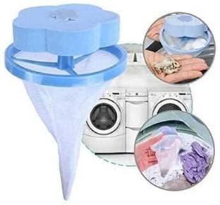 PMB SALES Washing Machine Flower Ball Shape Floating Reusable Mesh lint Net Washing Machine Net