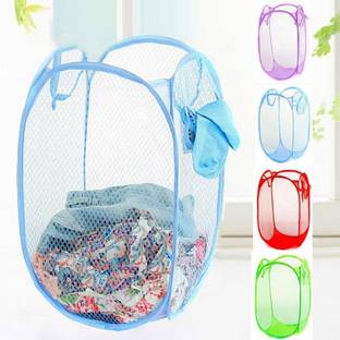 PuthaK Net Laundry Baskets, Cloth Organiser, Daily Use Bag Detergent Bar