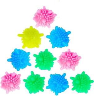 DGSTORE Soft Silicone Laundry Ball 10 Pcs Detergent Bar