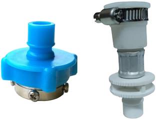 Prayox Washing machine tap faucet adapter universal 4-way screw and Universal type Washing Machine Inlet Hose