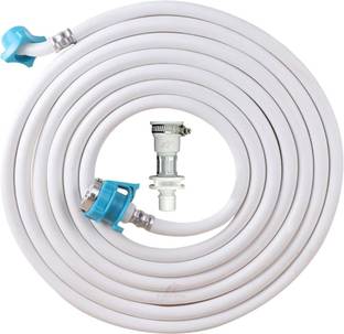 Knsmart 5 Meters PVC Flexible Inlet HosePipe With Universal Adaptor Top and Front Load Washing Machine Inlet Hose