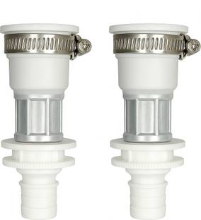 Siana Faucet Water Tap Adapter Pipe Connector (Pack of 2) Washing Machine Inlet Hose