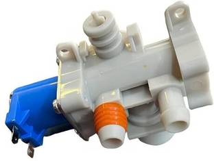 SPARESKART Inlet Valve | Water Feed Valve 1 Way DC 12V Compatible for LG Top Load [Blue] Washing Machine Net