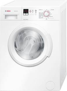 BOSCH 6 kg Fully Automatic Front Load Washing Machine with In-built Heater White