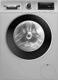 BOSCH 9 kg Fully Automatic Front Load Washing Machine with In-built Heater Silver