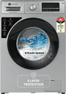 realme TechLife 8 kg In-built Heater with ExpertWash Fully Automatic Front Load Washing Machine with In-built Heater Grey