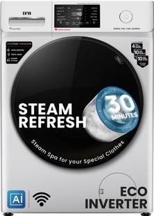 IFB 7 kg 5 Star with Steam Refresh program, 9 Swirl Wash, Eco Inverter, Powered by AI with Wifi Fully Automatic Front Load Washing Machine with In-built Heater Silver