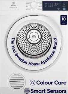 Electrolux 7.5 kg Smart Sensors, Colour Care,Venting Dryer with Reverse Tumbling, White,UltimateCare 300, Dryer White