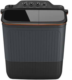 Lloyd 8 kg Semi Automatic Top Load Washing Machine Black, Grey
