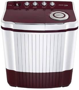 Voltas Beko 7 kg Semi Automatic Top Load Washing Machine Maroon