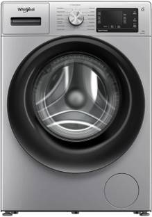 Whirlpool 8 kg Fully Automatic Front Load Washing Machine with In-built Heater Black