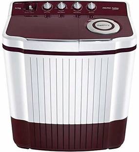 Voltas Beko by A Tata Product 7 kg Semi Automatic Top Load Washing Machine Maroon