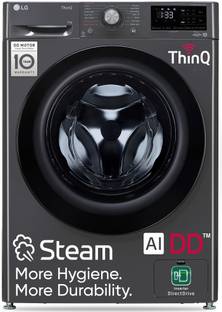LG 9 kg 5 Star with AI Direct Drive, 6 Motion, Inverter Direct Drive, Steam and Wi-Fi Enabled Fully Au...