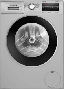 BOSCH 8 kg Fully Automatic Front Load Washing Machine with In-built Heater Silver