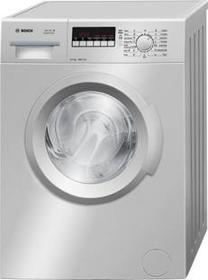 BOSCH 6 kg Fully Automatic Front Load Washing Machine with In-built Heater Silver