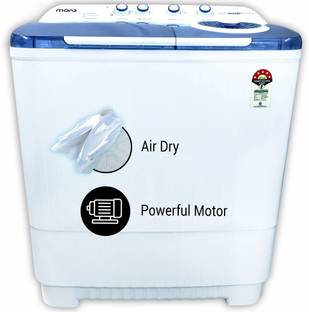 MarQ by Flipkart 12 kg Semi Automatic Top Load Washing Machine Blue