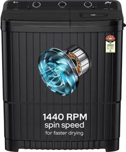 Godrej 7 kg Tri- Roto Pulsator, Spin Shower, Drying at 1400 RPM Speed, Semi Automatic Top Load Washing...