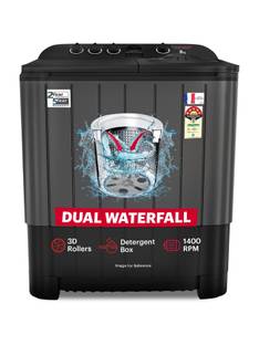 Thomson 9 kg 5 Star Aqua Magic with Double Waterfall, Detergent Box, 3D Rollers Technology, Water Leve...