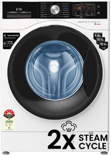 IFB 8 kg with Steam Fully Automatic Front Load Washing Machine with In-built Heater Black, White