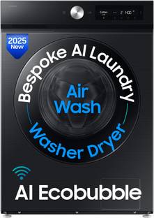 Samsung 12/7 kg Washer with Dryer 5 Star, AI EcoBubble, AI Control, AI Energy Mode, Air Wash, Super Sp...
